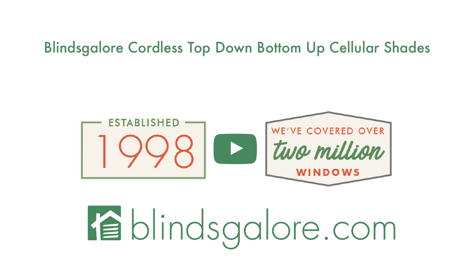 cordless top down bottom up cellular shades